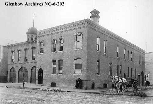 nc-6-203 - Fire Hall No.1, Edmonton, Alberta. - 1912